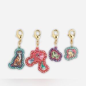 Stoney clover X Disney princess side kicks charm set